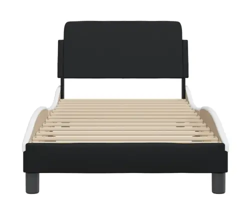 Lovos Rėmas, Dover, Juodas Ir Baltas, 90X200cm Dirbtinė Oda