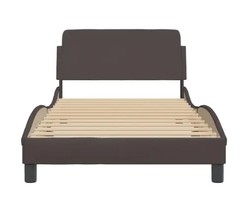 Voodiraam Dover Tumepruun 100X200 Cm Kangas