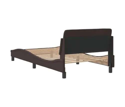 Voodiraam Dover Tumepruun 100X200 Cm Kangas