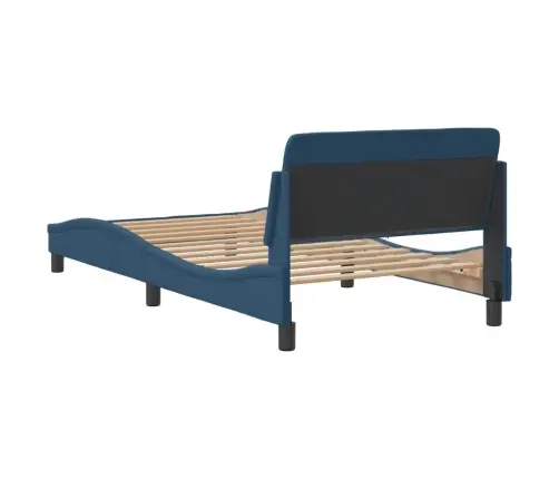 Voodiraam Peatsiga Dover Sinine 100X200 Cm Kangas