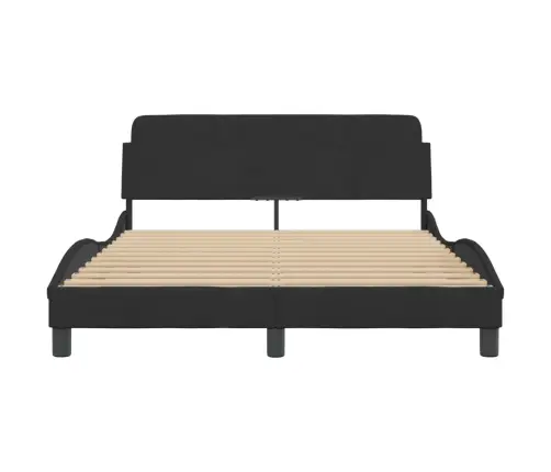 Lovos Rėmas, Dover, Juodos Spalvos, 140X190cm Aksomas