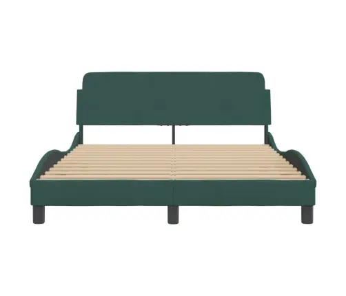 Voodiraam Dover Tumeroheline 140X190 Cm Samet