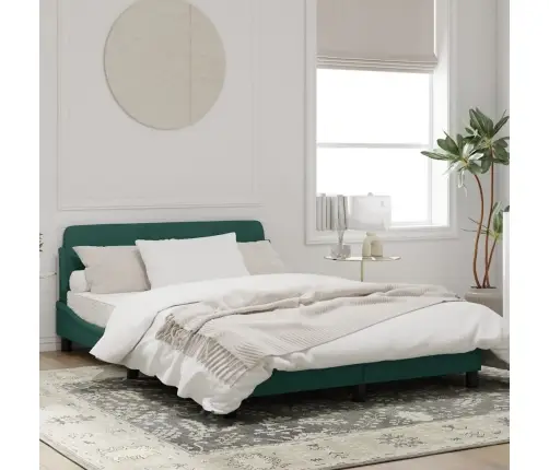 Voodiraam Dover Tumeroheline 140X190 Cm Samet