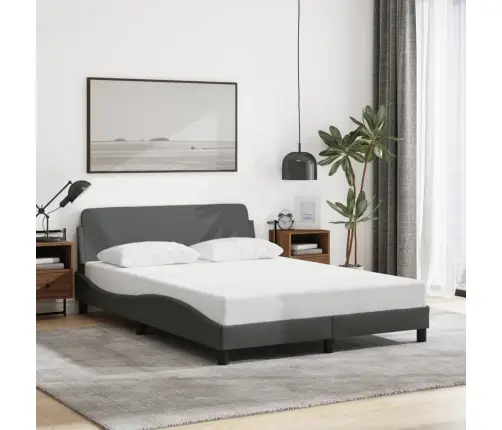 Voodiraam Dover, Tumehall, 140 X 200 cm Kangas