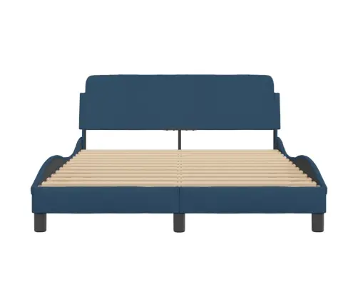 Voodiraam Peatsiga Dover Sinine 140X200 Cm Kangas