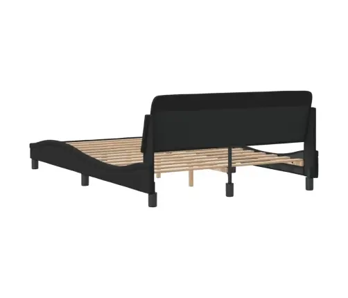 Lovos Rėmas, Dover, Juodos Spalvos, 140X200cm Aksomas