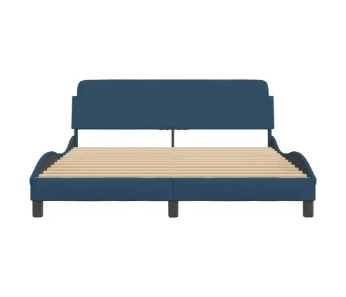 Lovos Rėmas Su Galvūgaliu Dover Mėlynas 160X200Cm Audinys