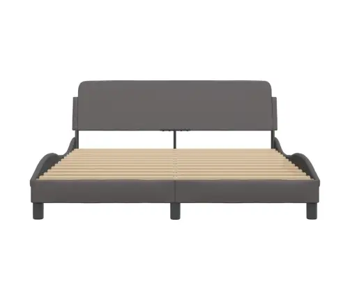 Voodiraam Dover, Hall, 160X200 cm Kunstnahk