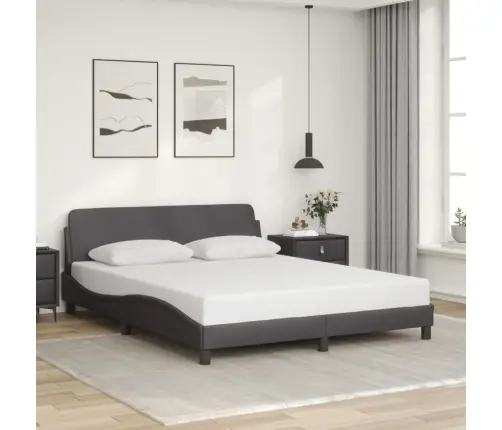 Voodiraam Dover, Hall, 160X200 cm Kunstnahk