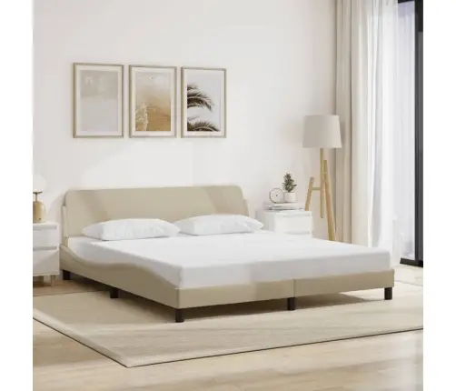 Lovos Rėmas, Dover, Kreminės Spalvos, 180X200cm Audinys