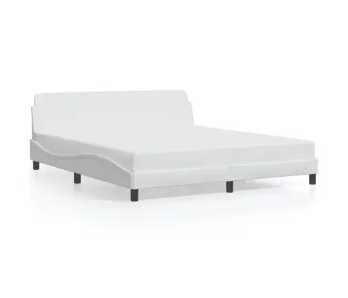 Lovos Rėmas, Dover, Baltos, 180X200cm Dirbtinė Oda