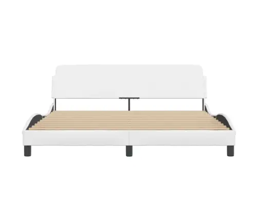 Lovos Rėmas, Dover, Baltos, 180X200cm Dirbtinė Oda