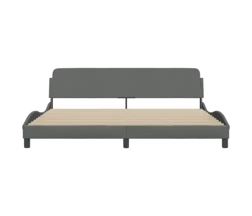 Lovos Rėmas, Dover, Tamsiai Pilkas, 200X200cm Audinys