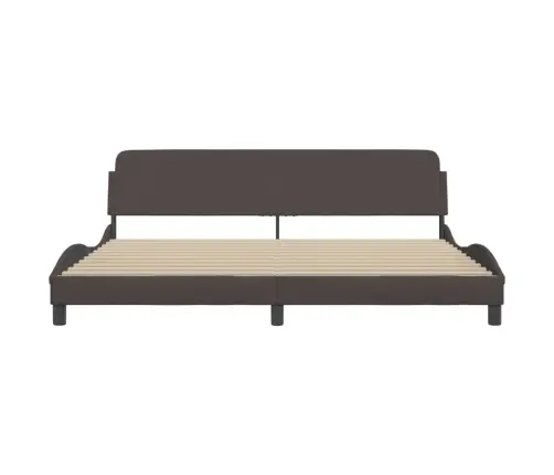 Lovos Rėmas, Dover, Tamsiai Rudas, 200X200cm Audinys