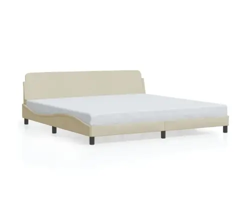 Lovos Rėmas, Dover, Kreminės Spalvos, 200X200cm Audinys