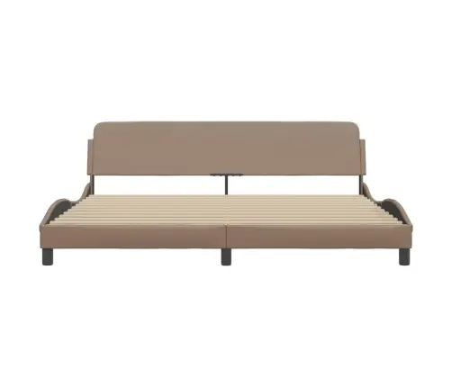 Lovos Rėmas, Dover, Kapučino, 200X200 cm Dirbtinė Oda