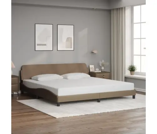 Lovos Rėmas, Dover, Kapučino, 200X200 cm Dirbtinė Oda