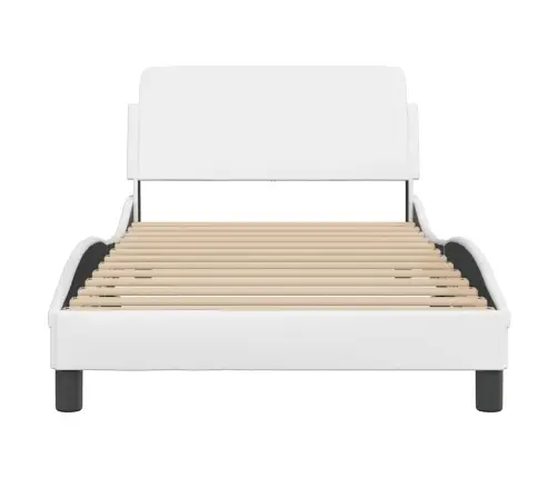 Lovos Rėmas, Dover, Baltos Spalvos, 100X203Cm Dirbtinė Oda