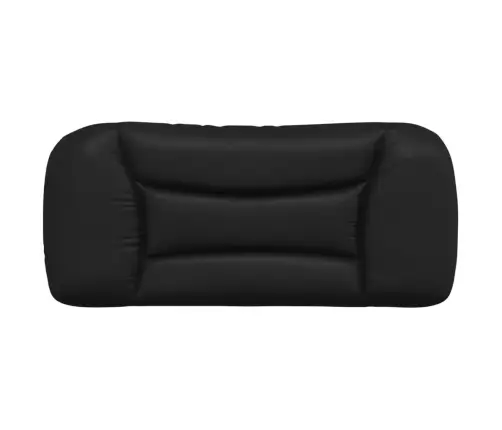 Galvūgalio Pagalvėlė, Hvar, Juodos Spalvos, 80 cm Dirbtinė Oda