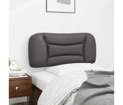 Galvūgalio Pagalvėlė, Hvar, Pilkos Spalvos, 80 cm Dirbtinė Oda