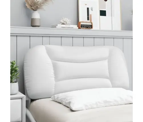 Galvgaļa Spilvens, Balts, 90 Cm, Mākslīgā Āda Vidaxl Galvgaļa Spilvens, Balts, 90 Cm, Mākslīgā Āda Vidaxl