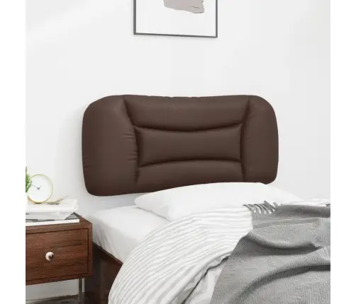 Galvgaļa Spilvens, Brūns, 90 Cm, Mākslīgā Āda Vidaxl Galvgaļa Spilvens, Brūns, 90 Cm, Mākslīgā Āda Vidaxl