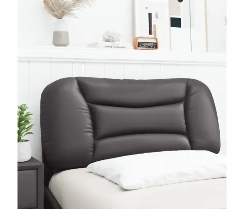 Galvgaļa Spilvens, Pelēks, 90 Cm, Mākslīgā Āda Vidaxl