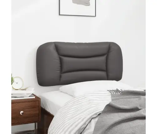 Galvgaļa Spilvens, Pelēks, 90 Cm, Mākslīgā Āda Vidaxl