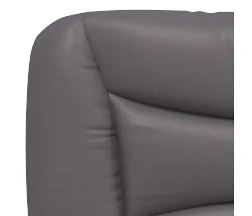 Galvgaļa Spilvens, Pelēks, 90 Cm, Mākslīgā Āda Vidaxl