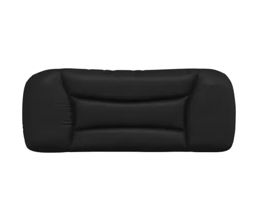 Voodipeatsi Padi Hvar, Must, 100 cm Kunstnahk