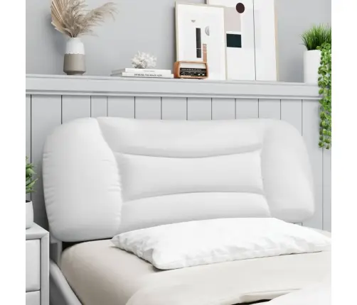 Galvgaļa Spilvens, Balts, 100 Cm, Mākslīgā Āda Vidaxl