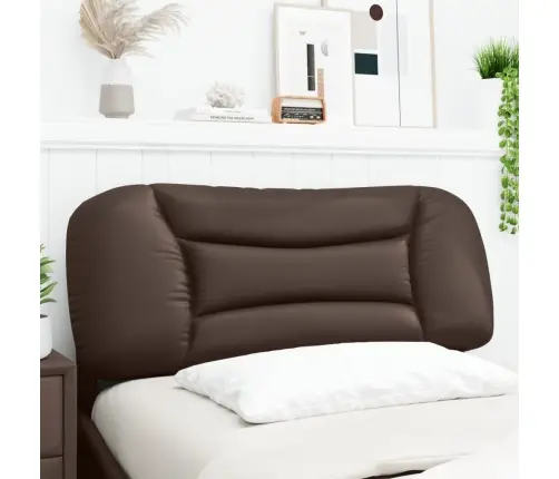 Galvgaļa Spilvens, Brūns, 100 Cm, Mākslīgā Āda Vidaxl