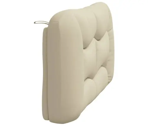 Galvgaļa Spilvens, Krēmkrāsas, 140 Cm, Audums Vidaxl