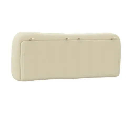 Galvgaļa Spilvens, Krēmkrāsas, 140 Cm, Audums Vidaxl