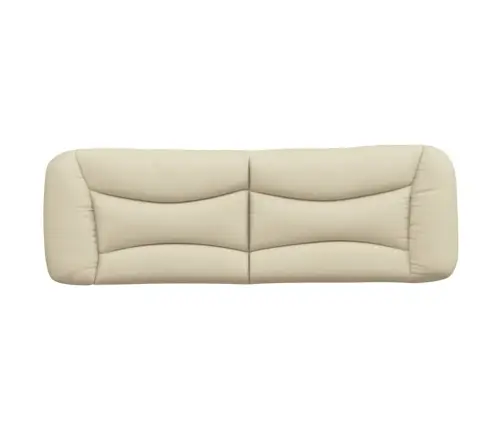 Galvgaļa Spilvens, Krēmkrāsas, 160 Cm, Audums Vidaxl