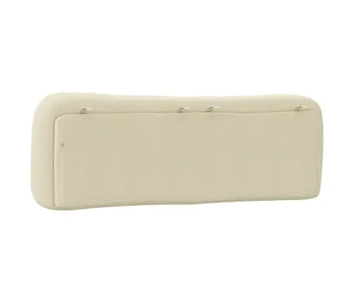 Galvgaļa Spilvens, Krēmkrāsas, 160 Cm, Audums Vidaxl