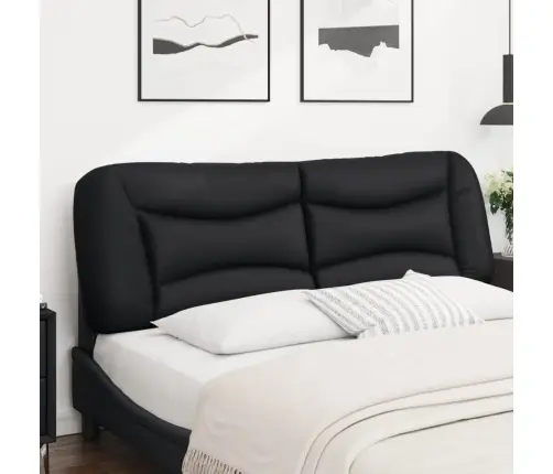 Galvgaļa Spilvens, Melns, 160 Cm, Mākslīgā Āda Vidaxl