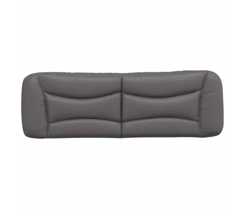 Galvgaļa Spilvens, Pelēks, 160 Cm, Mākslīgā Āda Vidaxl