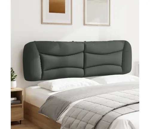 Galvgaļa Spilvens, Tumši Pelēks, 180 Cm, Audums Vidaxl