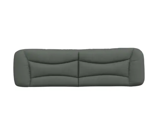 Galvgaļa Spilvens, Tumši Pelēks, 180 Cm, Audums Vidaxl