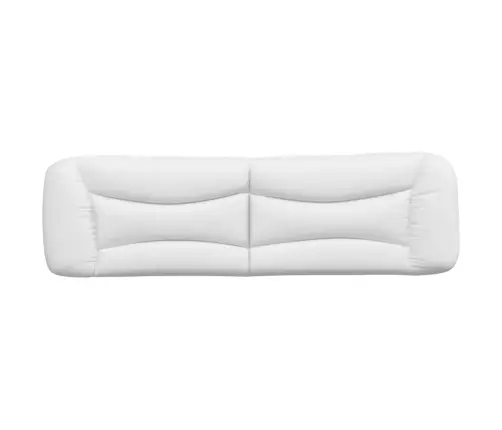 Galvgaļa Spilvens, Balts, 180 Cm, Mākslīgā Āda Vidaxl