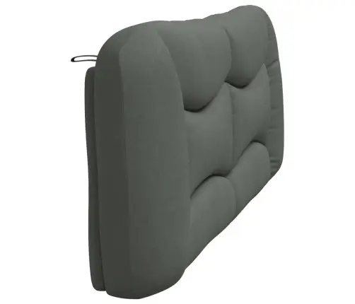 Galvgaļa Spilvens, Tumši Pelēks, 200 Cm, Audums Vidaxl