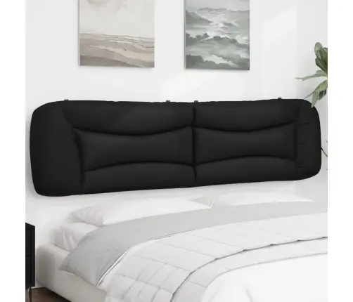 Voodipeatsi Padi Hvar, Must, 200 cm Kunstnahk