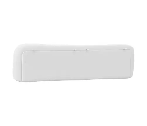 Galvgaļa Spilvens, Balts, 200 Cm, Mākslīgā Āda Vidaxl