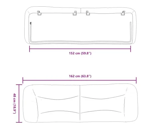 Galvūgalio Pagalvėlė, Hvar, Šviesiai Pilkos Spalvos, 152cm Audinys