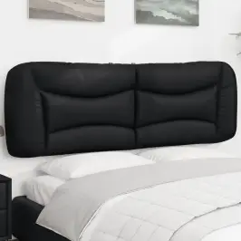 Voodipeatsi Padi Hvar, Must, 152 cm Kunstnahk