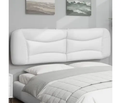 Galvūgalio Pagalvėlė, Hvar, Baltos Spalvos, 193cm Dirbtinė Oda