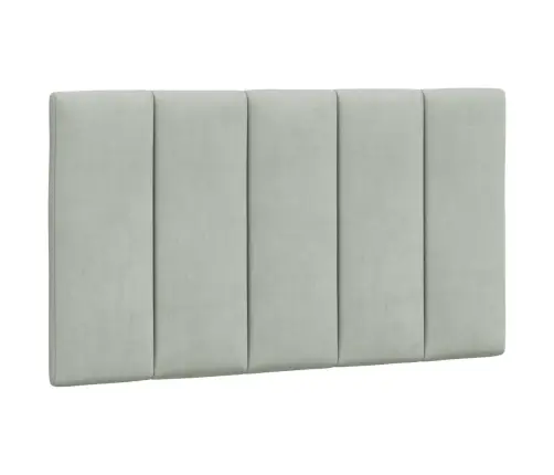 Galvgaļa Spilvens, Gaiši Pelēks, 80 Cm, Samts Vidaxl
