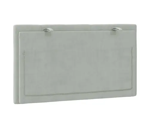 Voodipeatsi Padi Hanko, Helehall, 90 cm Samet