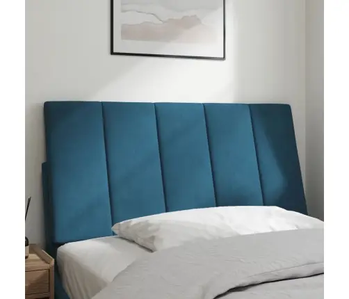 Galvgaļa Spilvens, Zils, 100 Cm, Samts Vidaxl Galvgaļa Spilvens, Zils, 100 Cm, Samts Vidaxl